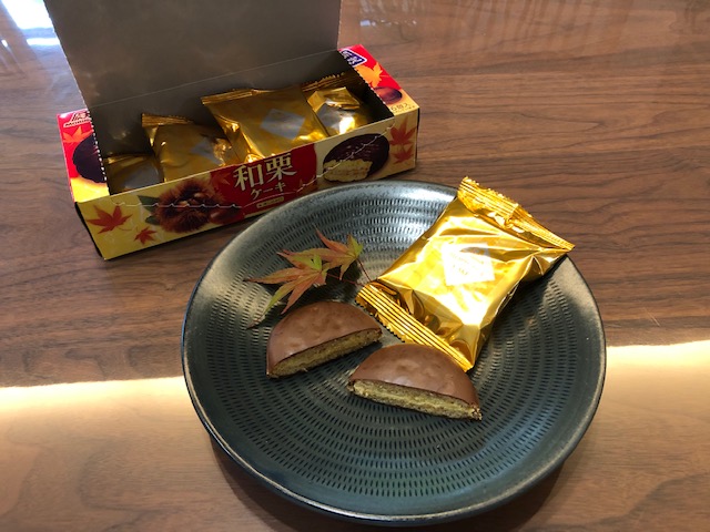 期間限定の 和栗ケーキ を実食 涼しくなるとチョコ系のお菓子が恋しくなりませんか Babydot ベイビードット