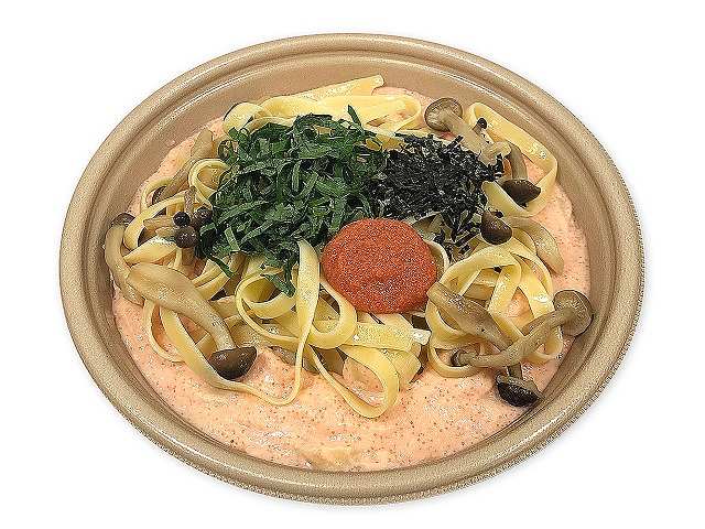 明太子ときのこのクリームパスタ