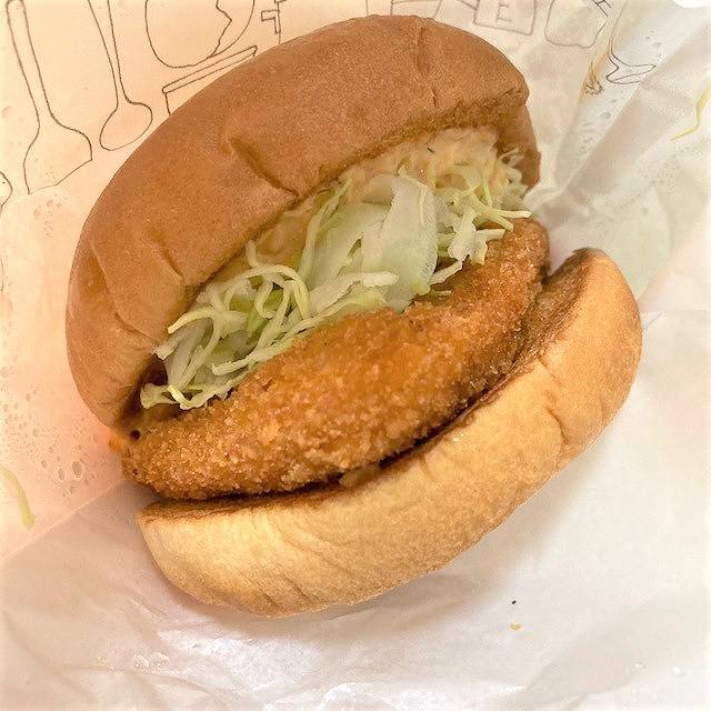 チキンバーガー中身