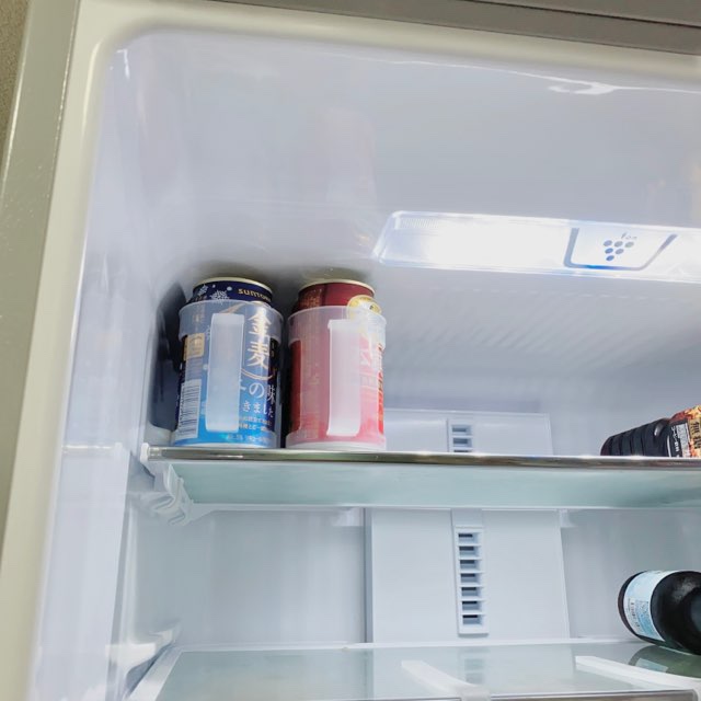 ビールの周りにもスペースができました