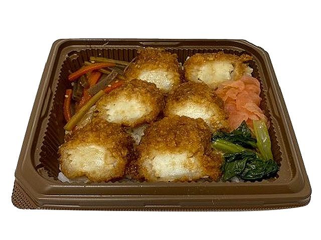 甘辛ソースのイカフライ御飯