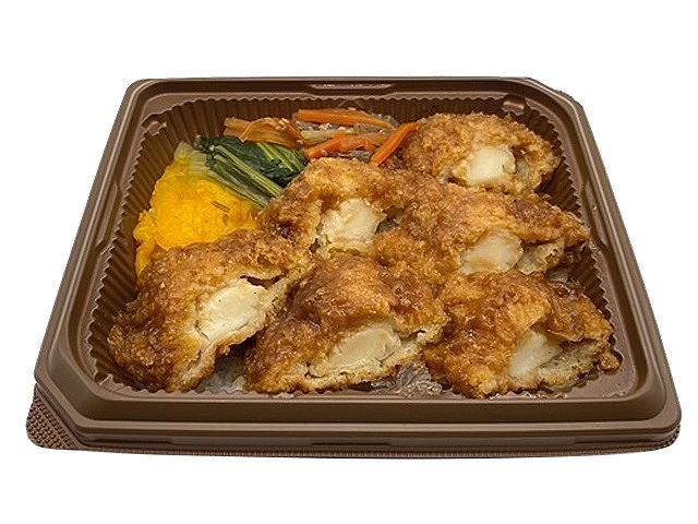 甘辛ソースのイカフライ御飯