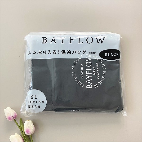 『BAYFLOW たっぷり入る！ 保冷バッグBOOK BLACK』