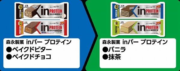 森永製菓 inバー プロテイン ベイクドビター/ベイクドチョコ