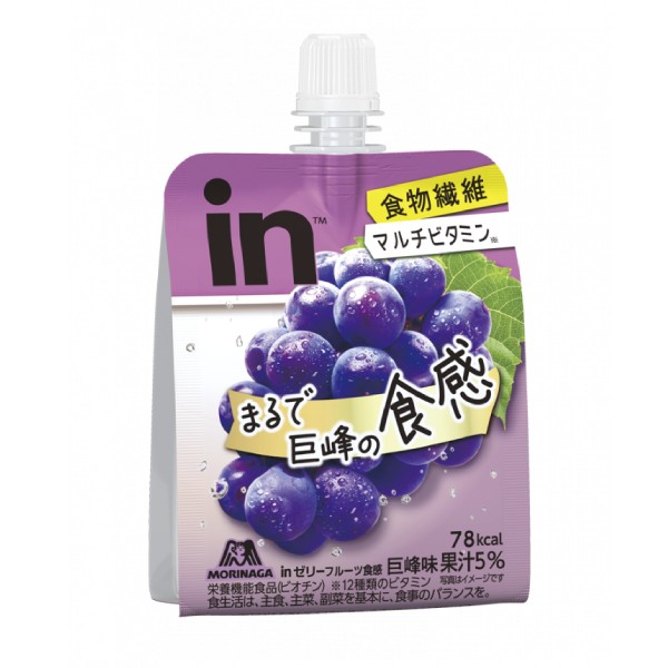 森永製菓　inゼリー　フルーツ食感　巨峰　150g