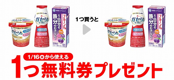 ガセリ菌SP株ヨーグルト プレーン加糖 100g /ガセリ菌SP株ヨーグルト ドリンクタイプ 100g /メグミルク 1日分の鉄分 のむヨーグルト 190g